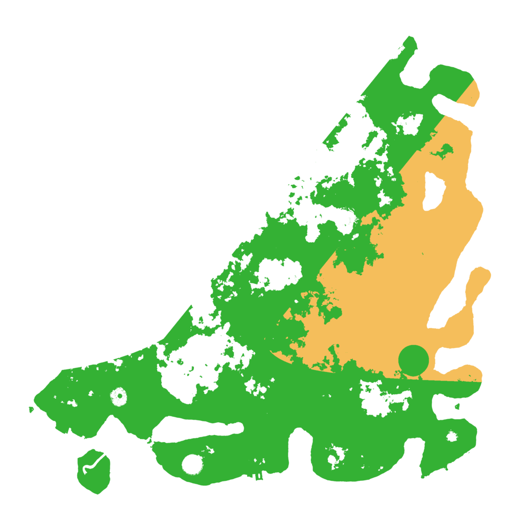 Biome Rust Map: Procedural Map, Size: 4500, Seed: 2811