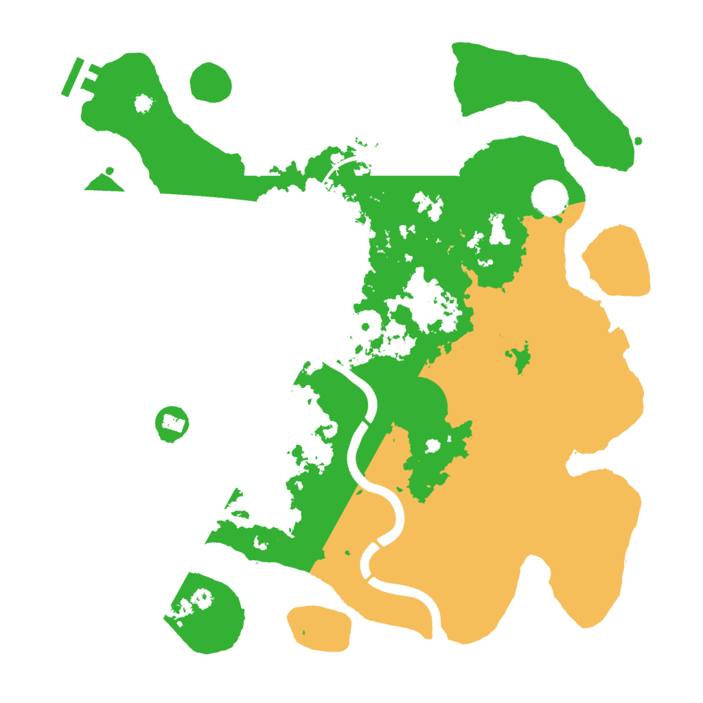 Biome Rust Map: Procedural Map, Size: 3500, Seed: 1859539243