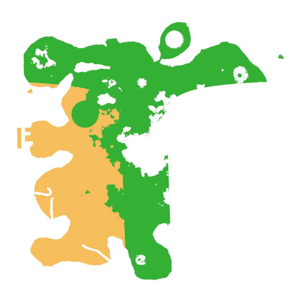 Biome Rust Map: Procedural Map, Size: 3000, Seed: 1414151555