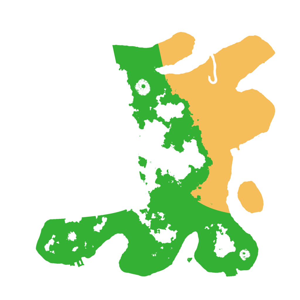 Biome Rust Map: Procedural Map, Size: 3000, Seed: 128537