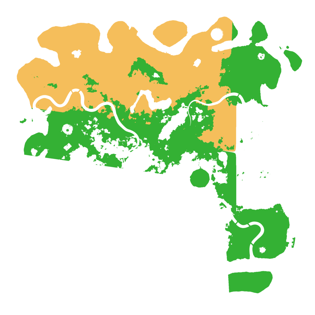 Biome Rust Map: Procedural Map, Size: 4550, Seed: 1125131757