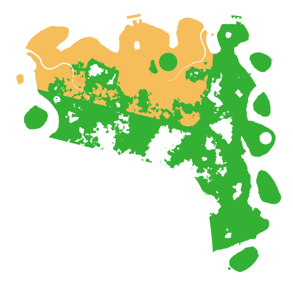 Biome Rust Map: Procedural Map, Size: 4250, Seed: 527994876