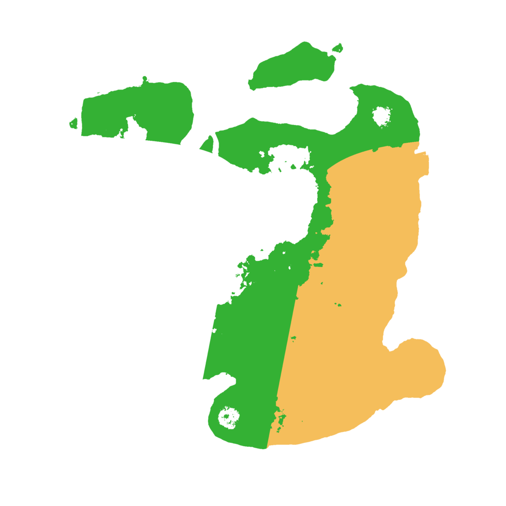 Biome Rust Map: Procedural Map, Size: 2500, Seed: 1016642660