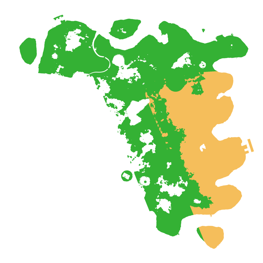 Biome Rust Map: Procedural Map, Size: 4000, Seed: 754864