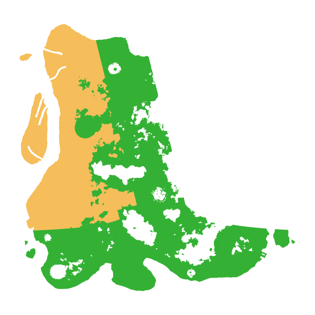 Biome Rust Map: Procedural Map, Size: 4000, Seed: 23001