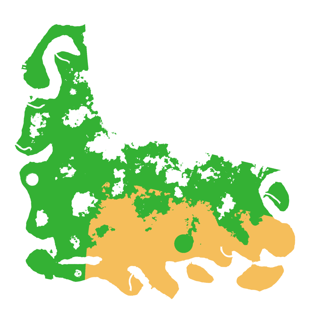 Biome Rust Map: Procedural Map, Size: 4500, Seed: 121149005