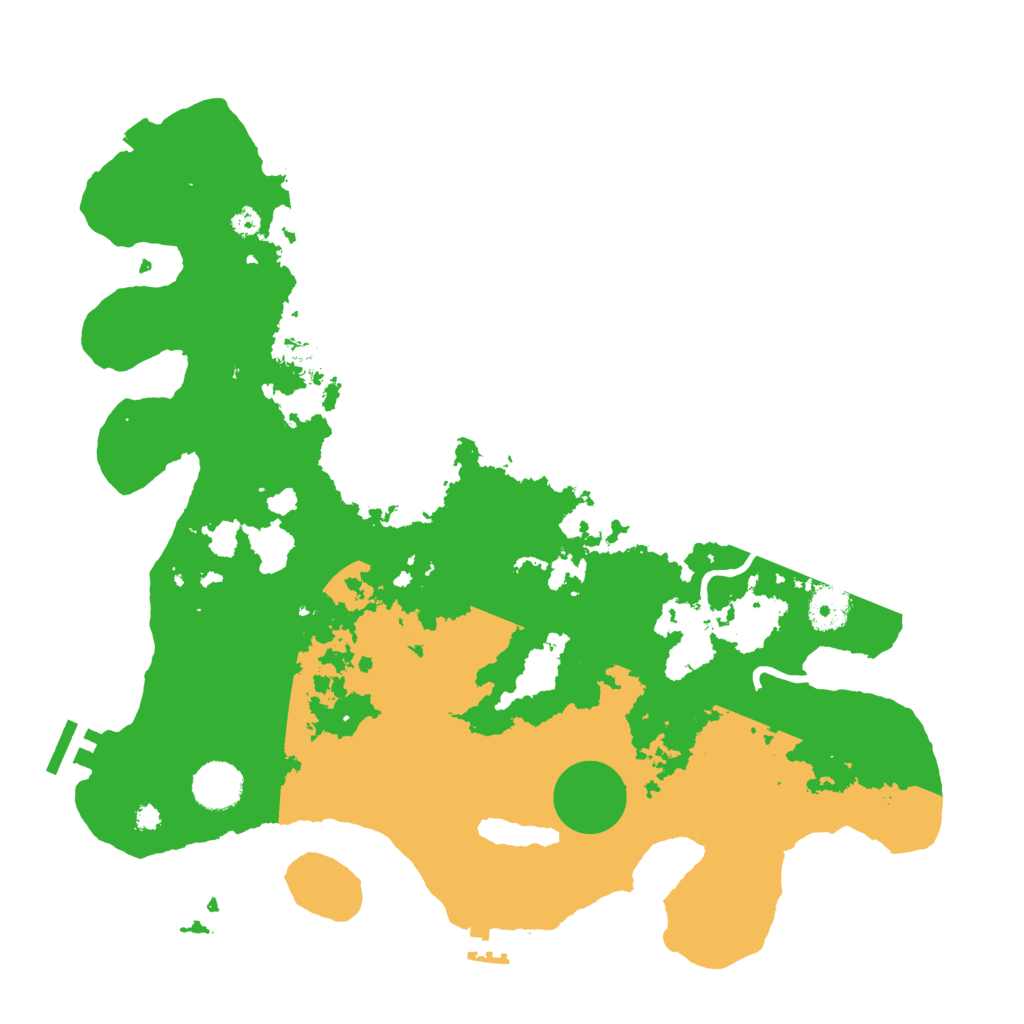 Biome Rust Map: Procedural Map, Size: 3700, Seed: 60738536