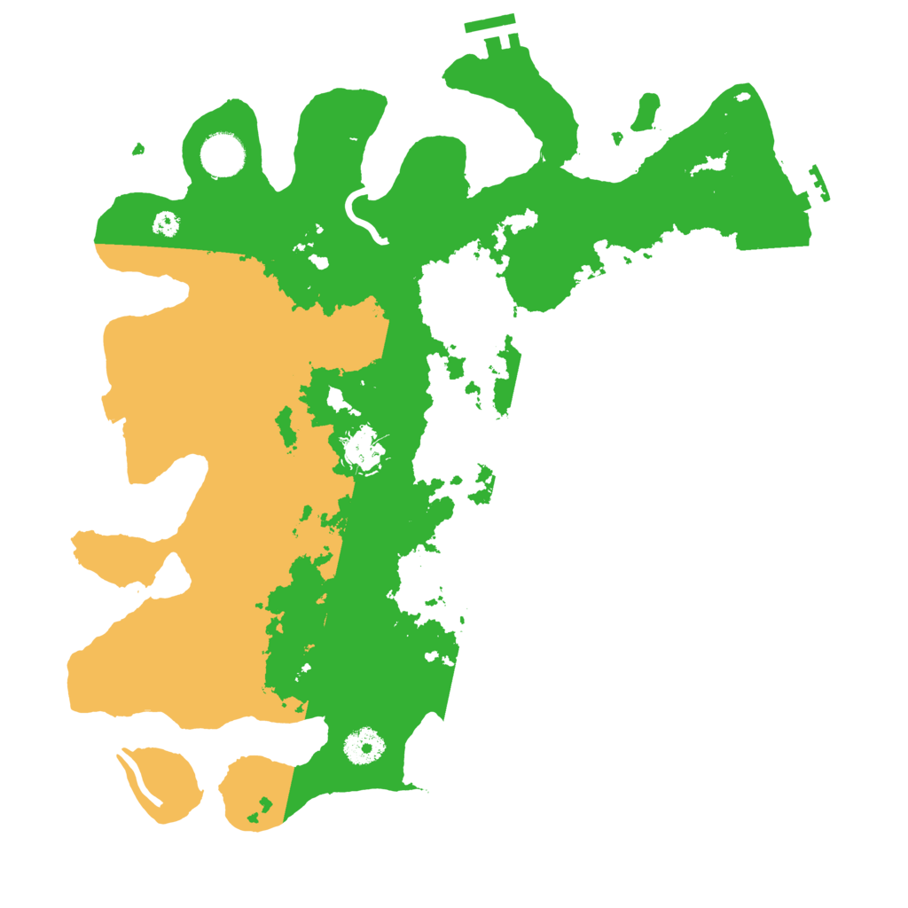 Biome Rust Map: Procedural Map, Size: 3600, Seed: 1876592195