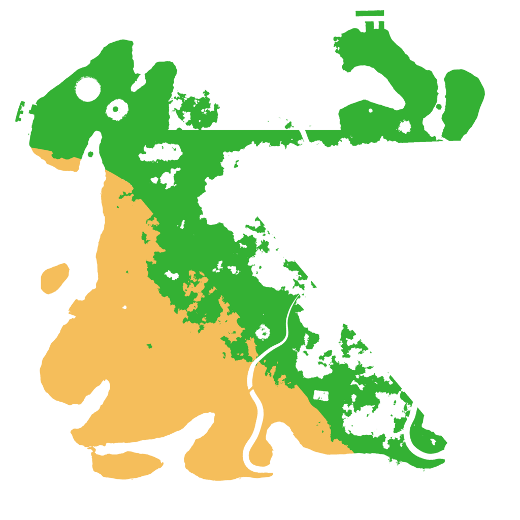 Biome Rust Map: Procedural Map, Size: 3700, Seed: 1356483568