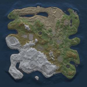 Thumbnail Rust Map: Procedural Map, Size: 3700, Seed: 194274735, 18 Monuments