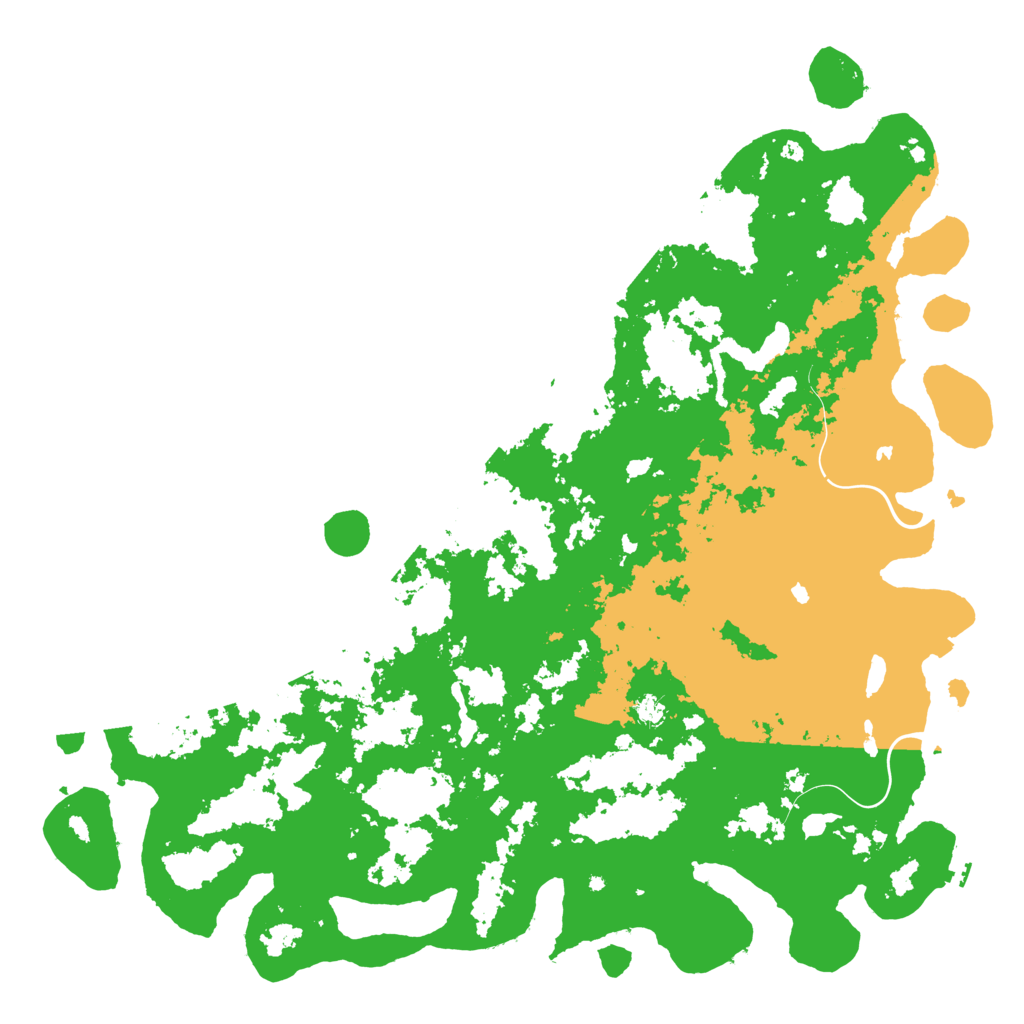 Biome Rust Map: Procedural Map, Size: 6000, Seed: 36244202