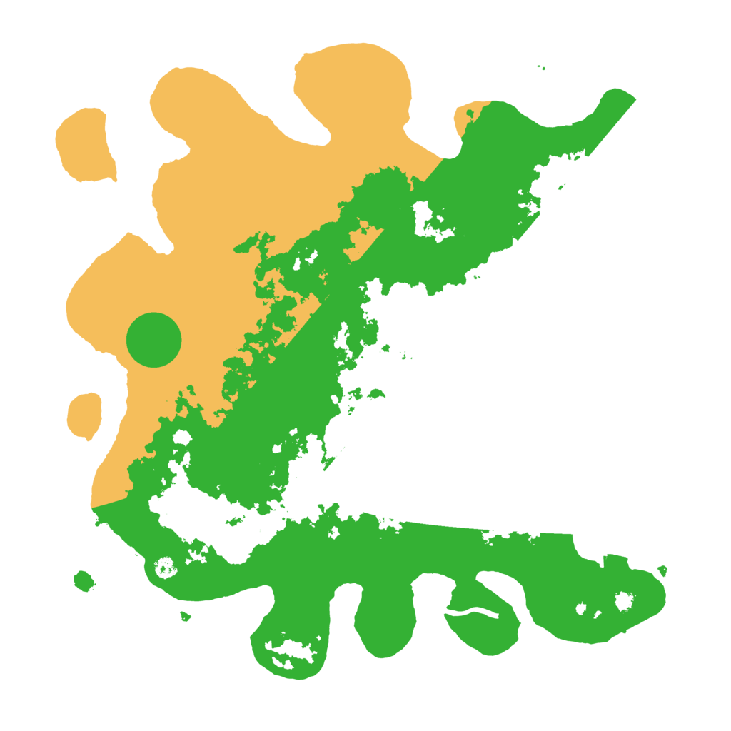 Biome Rust Map: Procedural Map, Size: 3500, Seed: 446396041