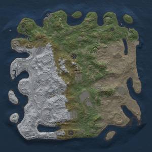 Thumbnail Rust Map: Procedural Map, Size: 4250, Seed: 2075944460, 19 Monuments