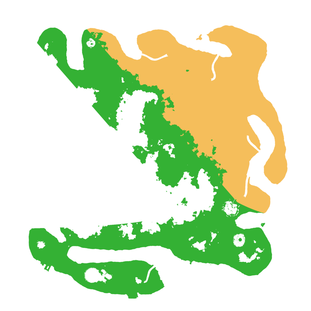 Biome Rust Map: Procedural Map, Size: 3700, Seed: 1284651420