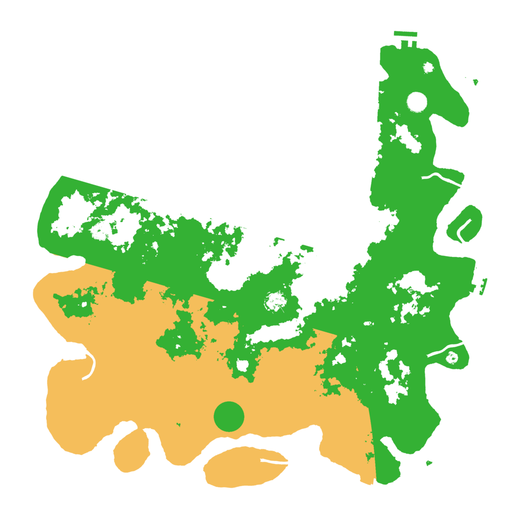 Biome Rust Map: Procedural Map, Size: 4500, Seed: 1745823615