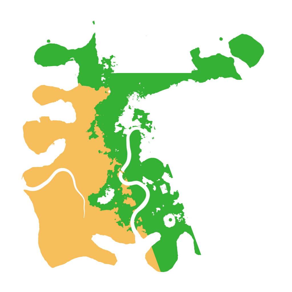Biome Rust Map: Procedural Map, Size: 3450, Seed: 2344