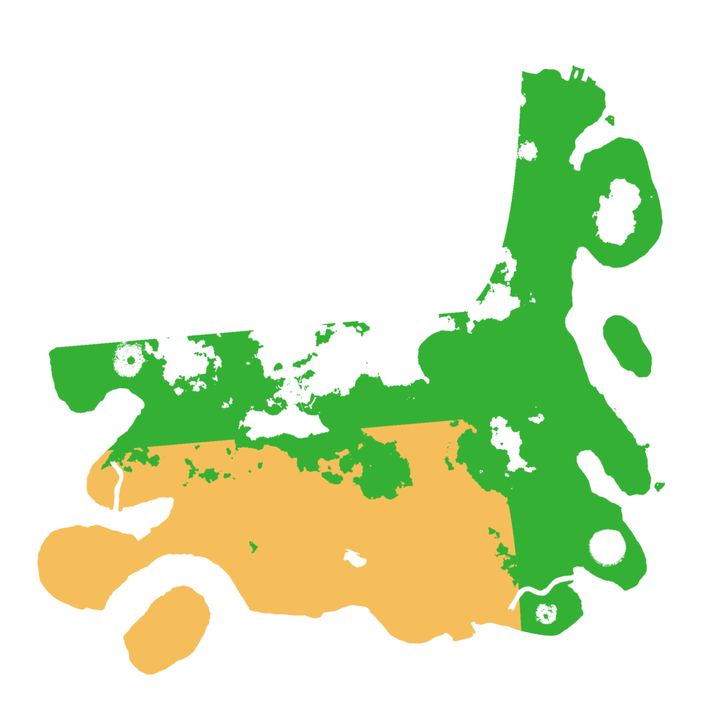 Biome Rust Map: Procedural Map, Size: 3500, Seed: 1961507227