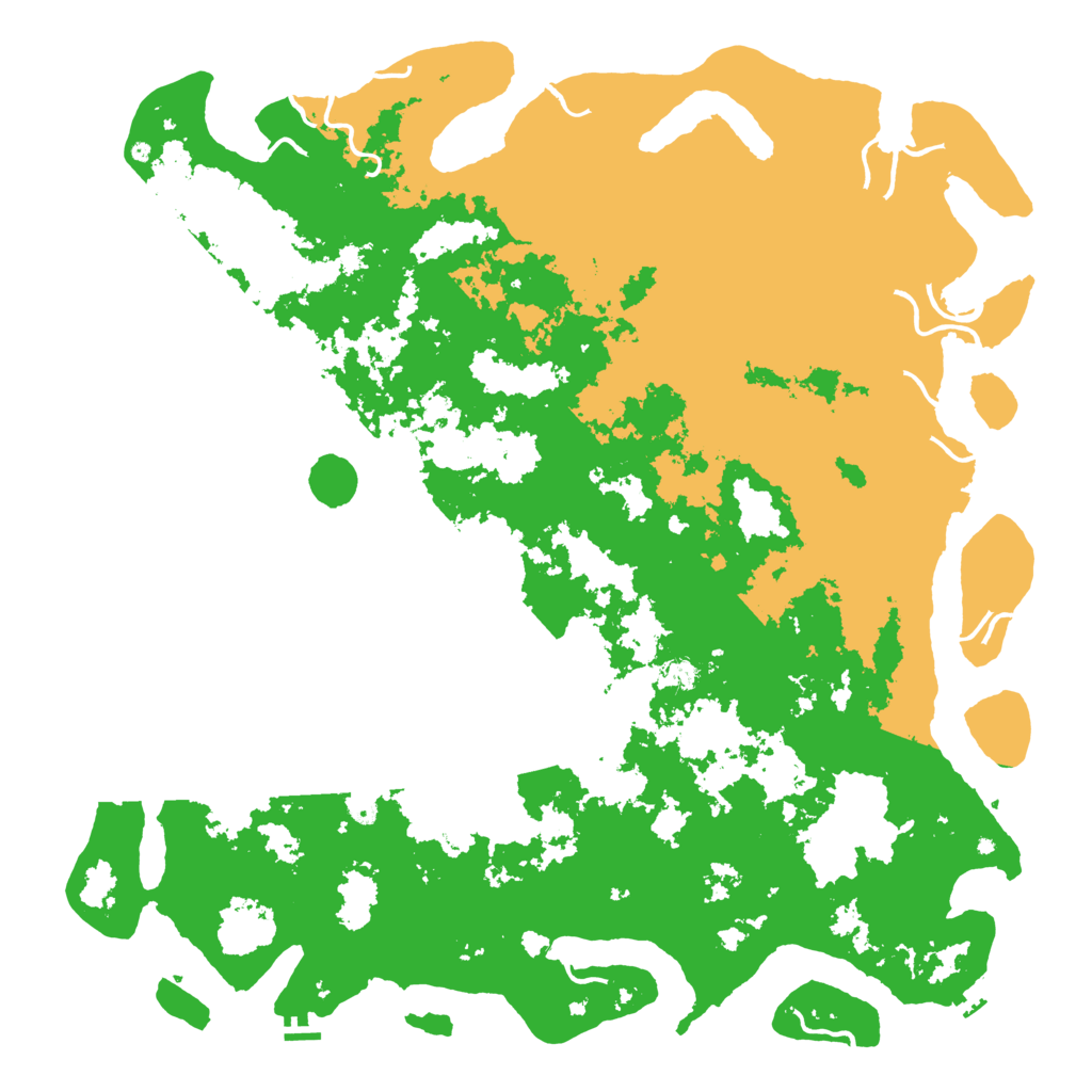 Biome Rust Map: Procedural Map, Size: 6000, Seed: 276704658