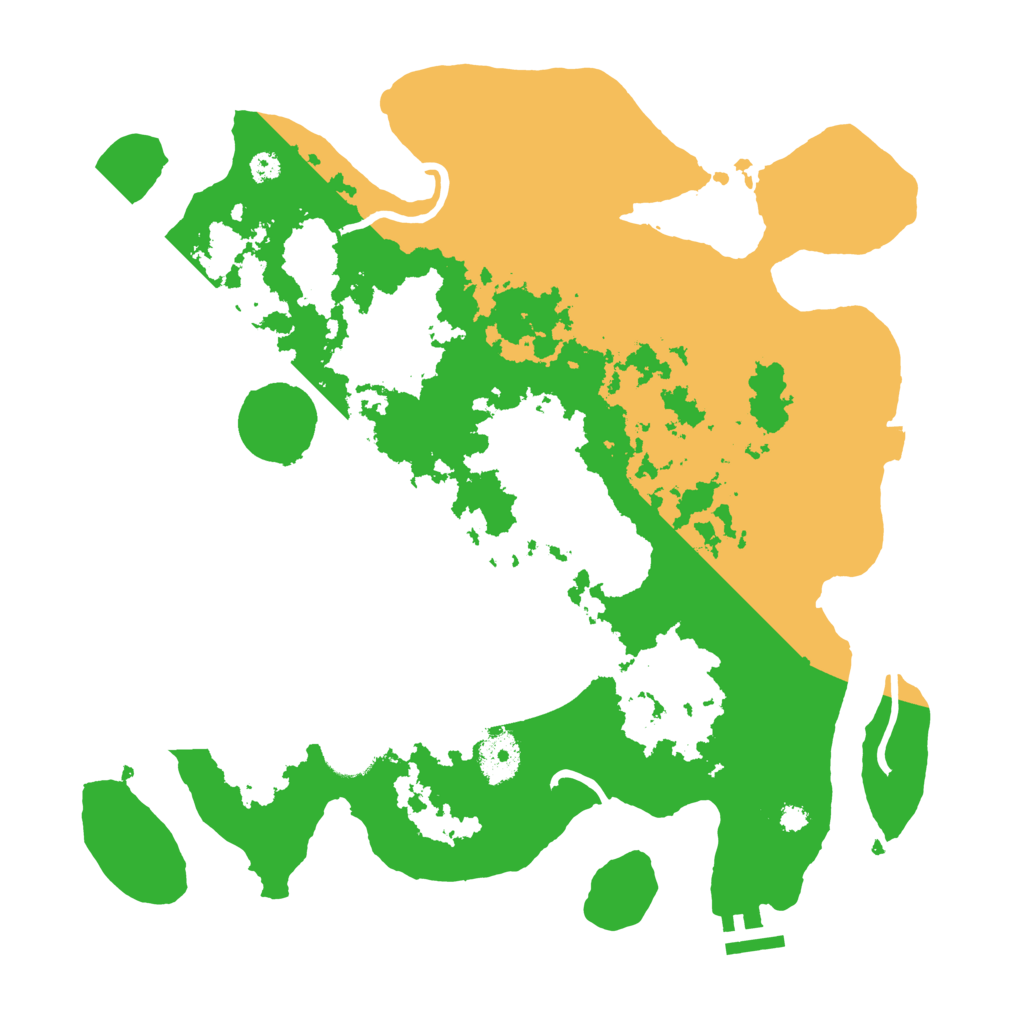 Biome Rust Map: Procedural Map, Size: 3500, Seed: 1163873118