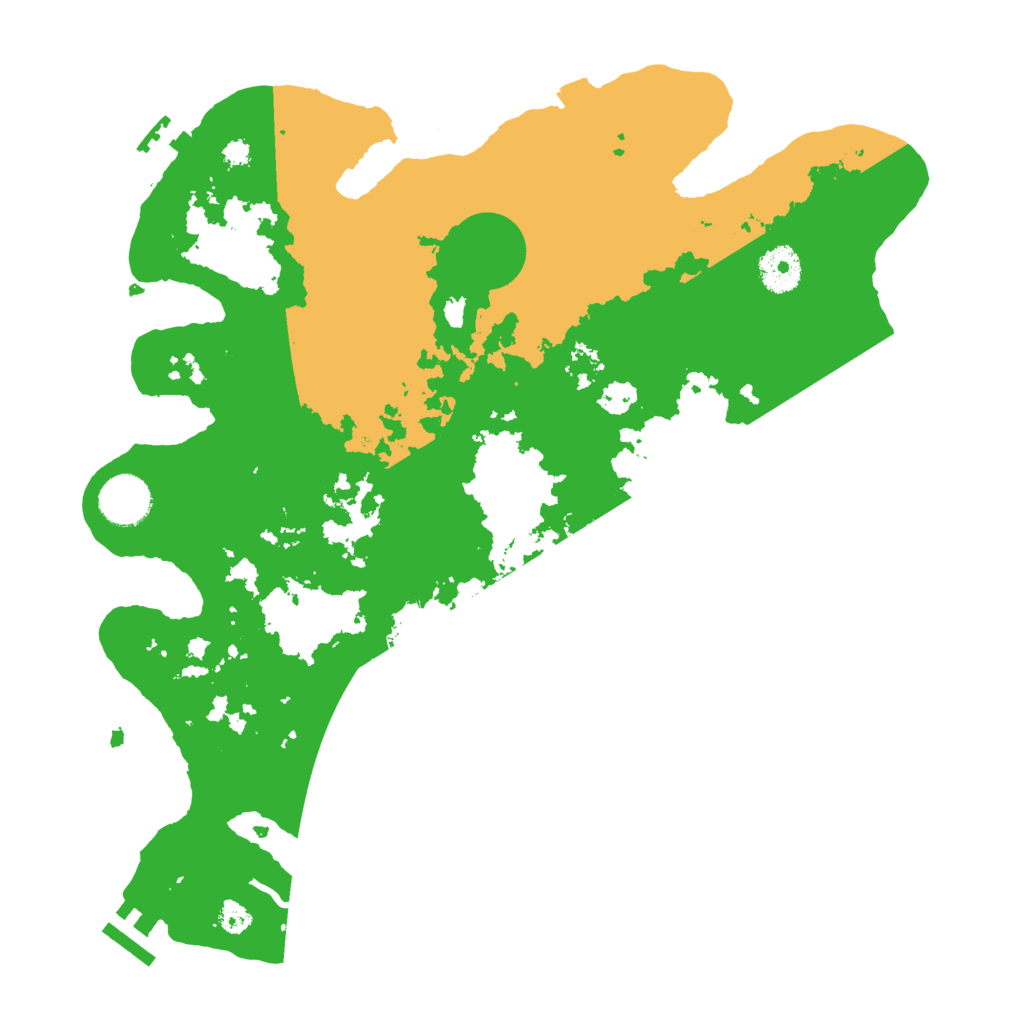 Biome Rust Map: Procedural Map, Size: 3500, Seed: 412320