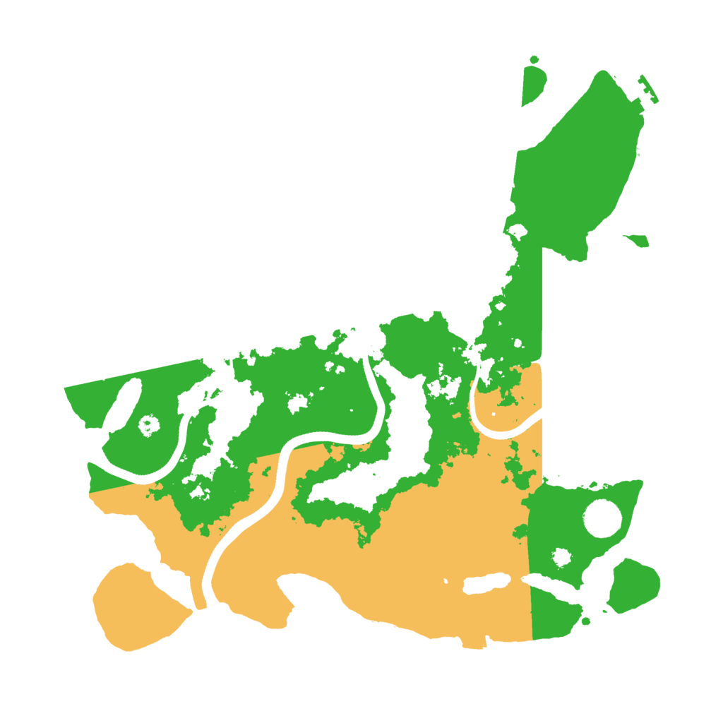 Biome Rust Map: Procedural Map, Size: 3500, Seed: 1608398771
