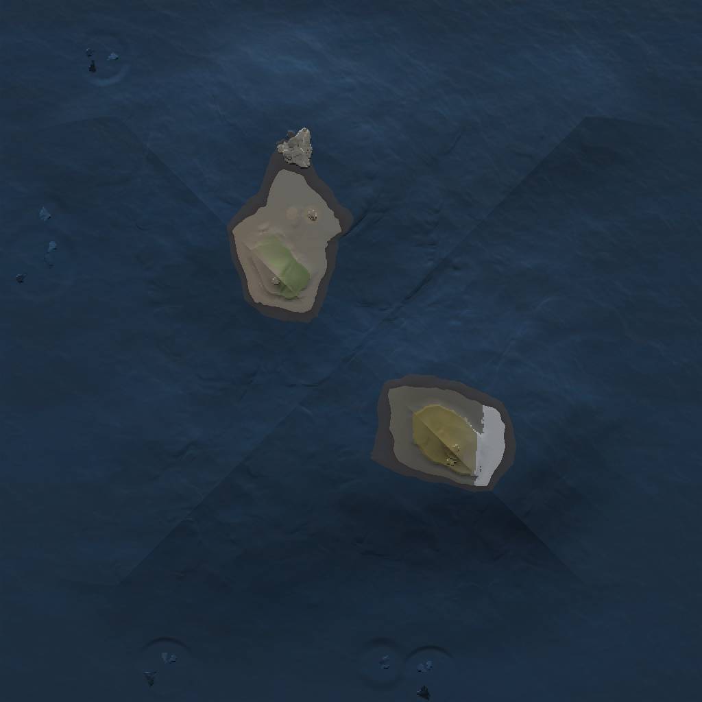 Rust Map: Procedural Map, Size: 1000, Seed: 209911582, 3 Monuments