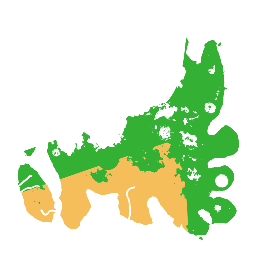 Biome Rust Map: Procedural Map, Size: 3500, Seed: 1706912303