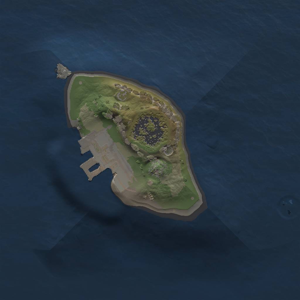 Rust Map: Procedural Map, Size: 1000, Seed: 95394971, 4 Monuments