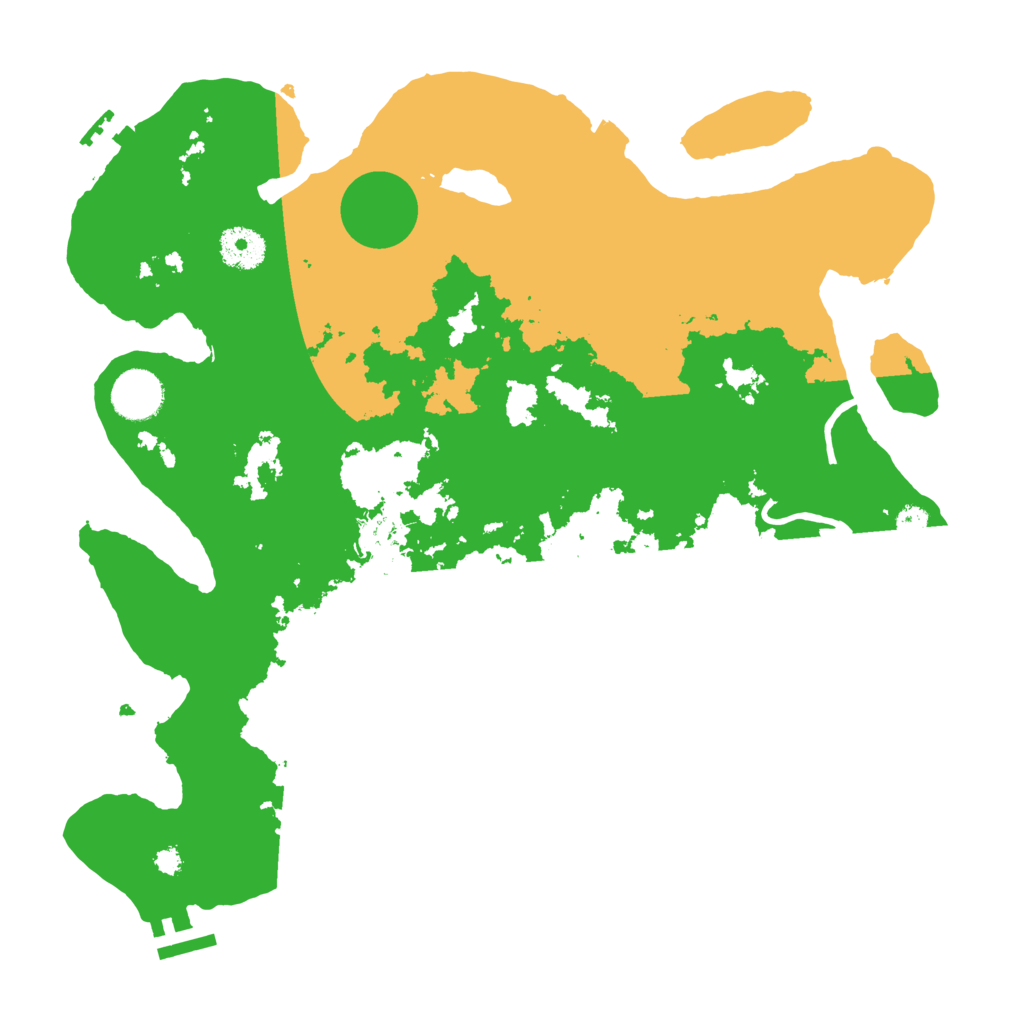 Biome Rust Map: Procedural Map, Size: 3500, Seed: 527935259