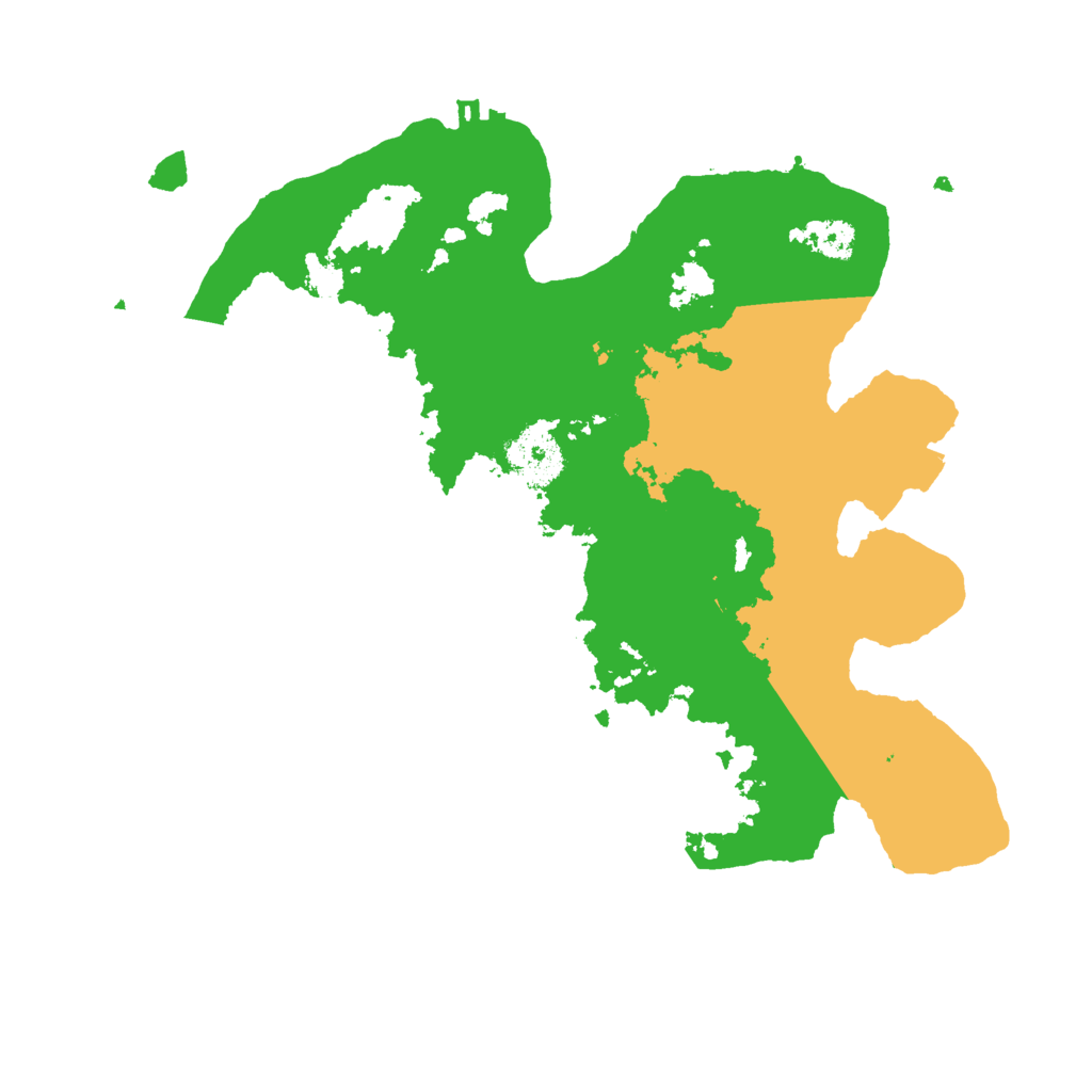 Biome Rust Map: Procedural Map, Size: 3000, Seed: 9350872