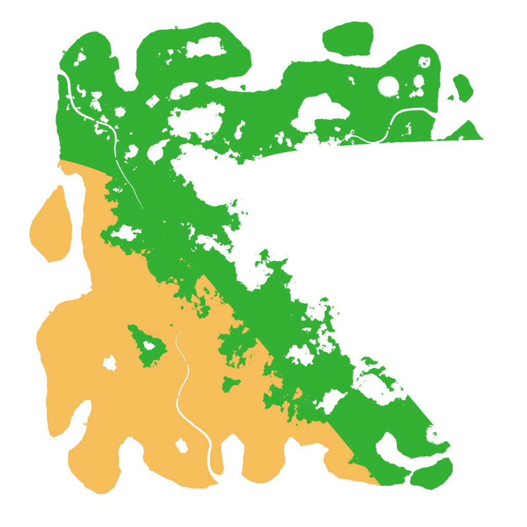 Biome Rust Map: Procedural Map, Size: 4500, Seed: 146074