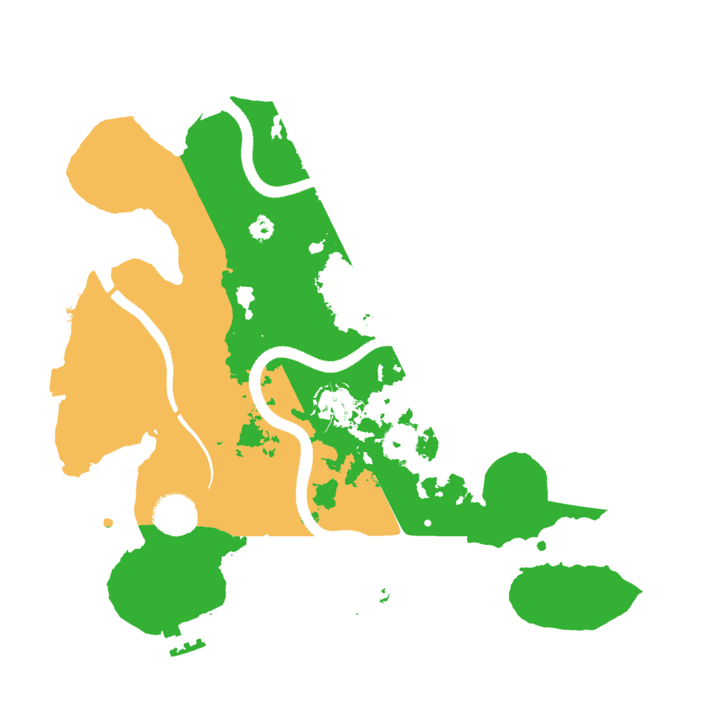 Biome Rust Map: Procedural Map, Size: 3000, Seed: 2503781