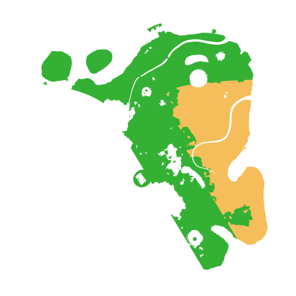 Biome Rust Map: Procedural Map, Size: 3000, Seed: 1250121189