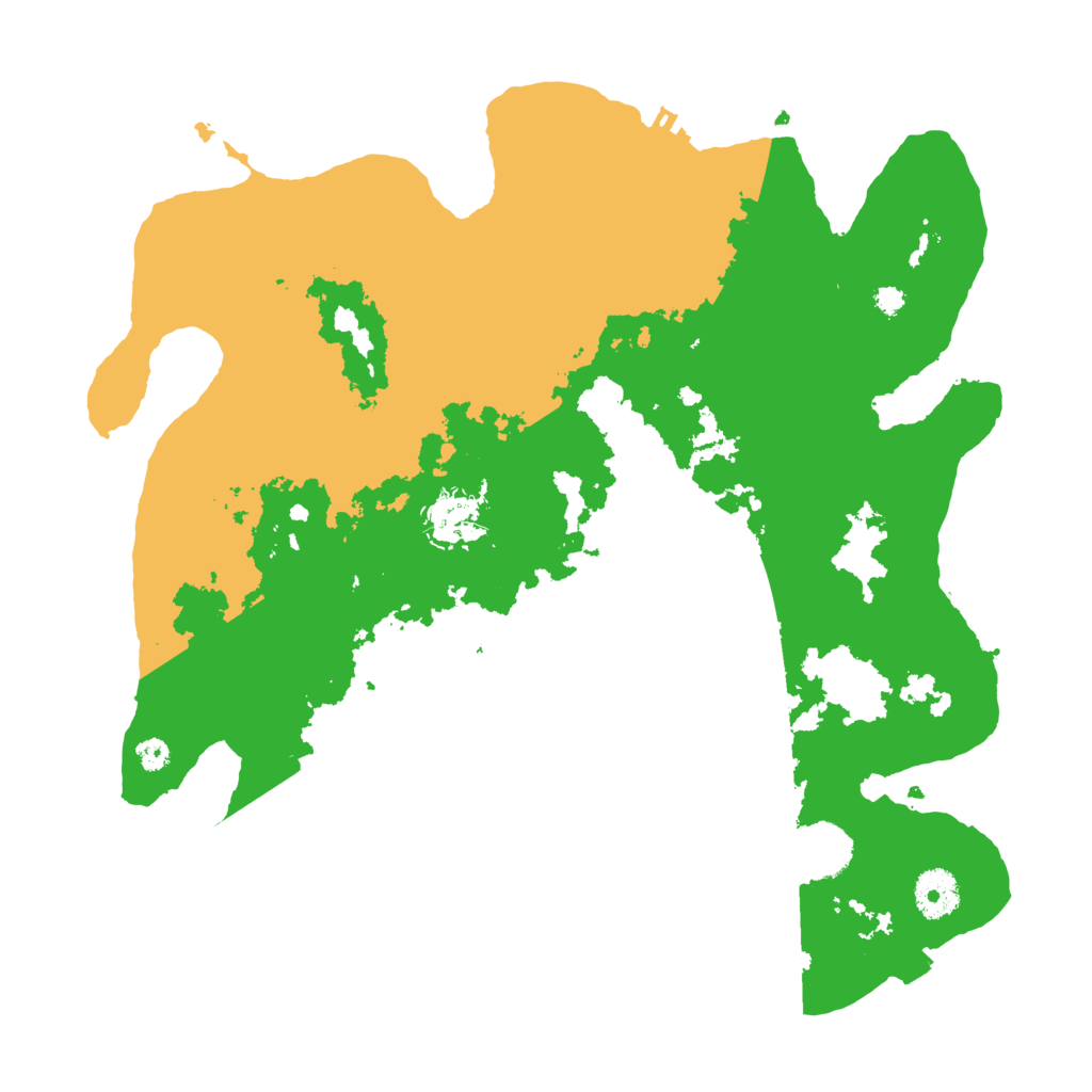 Biome Rust Map: Procedural Map, Size: 3500, Seed: 1116005502