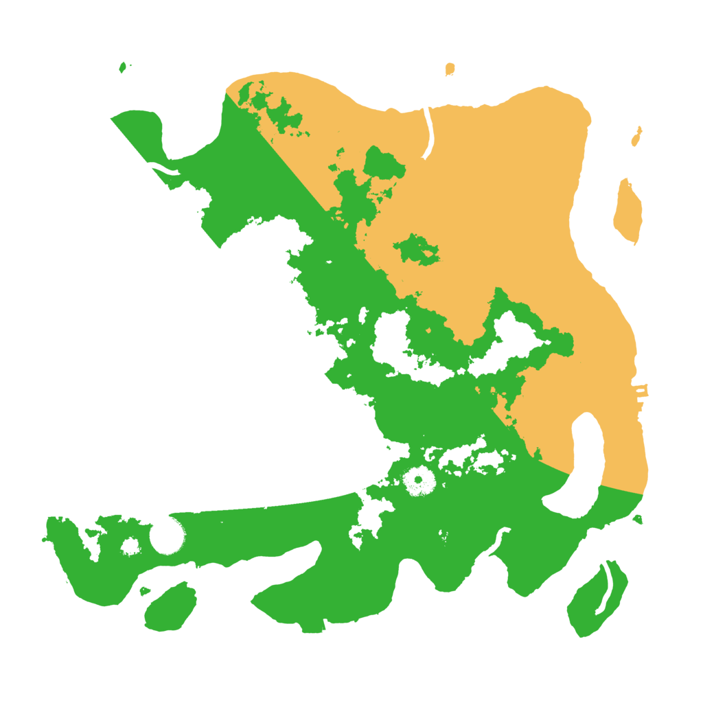 Biome Rust Map: Procedural Map, Size: 3500, Seed: 1630418337