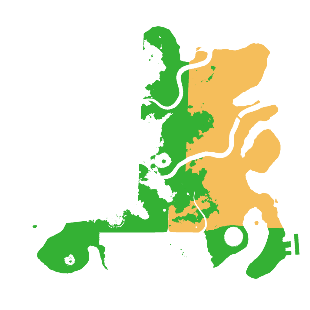 Biome Rust Map: Procedural Map, Size: 3000, Seed: 10781