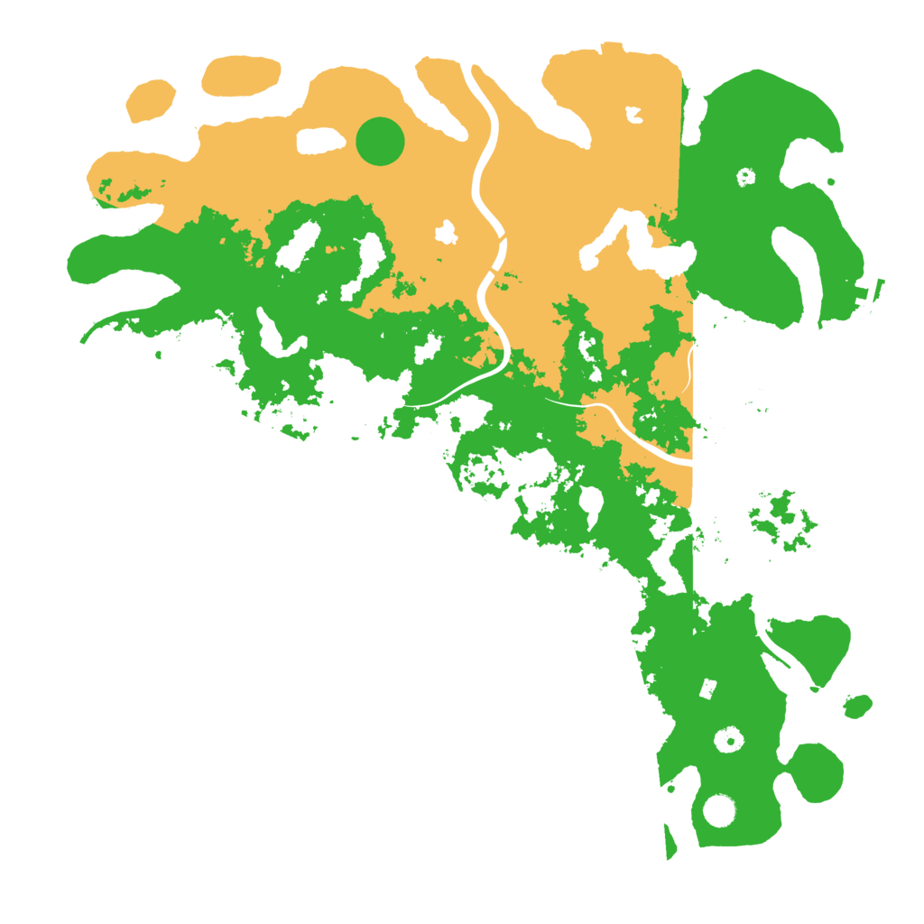 Biome Rust Map: Procedural Map, Size: 5000, Seed: 8361271
