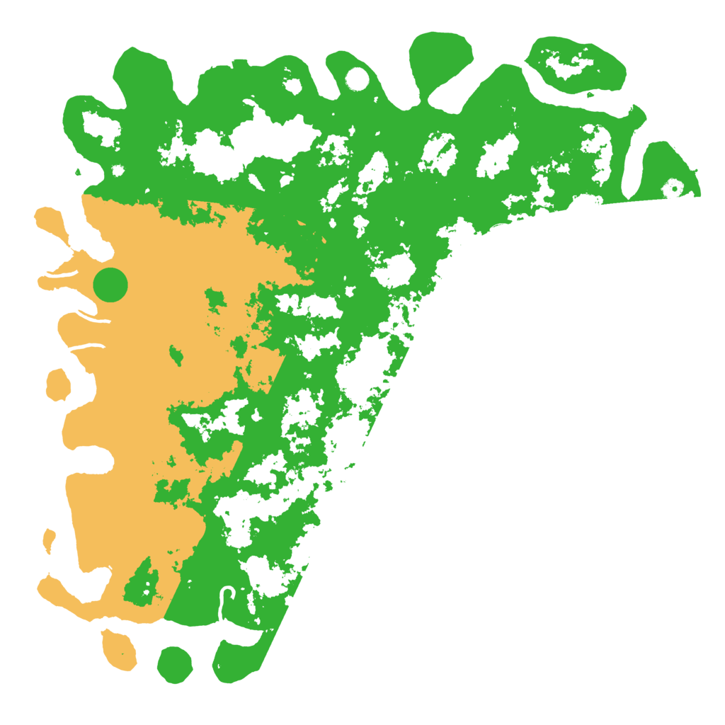 Biome Rust Map: Procedural Map, Size: 5500, Seed: 1121998