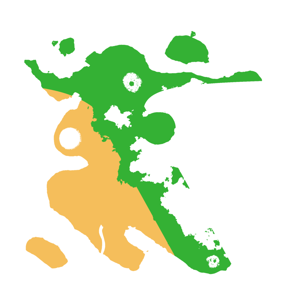 Biome Rust Map: Procedural Map, Size: 2500, Seed: 950503