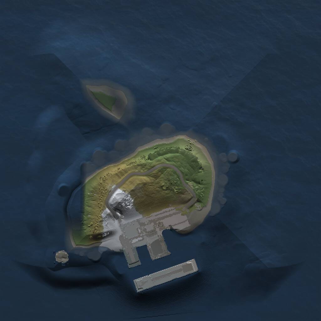 Rust Map: Procedural Map, Size: 1000, Seed: 131026037, 2 Monuments
