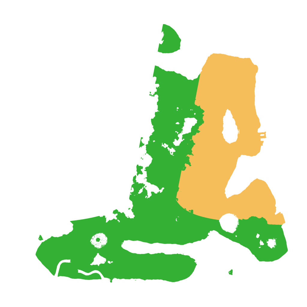 Biome Rust Map: Procedural Map, Size: 3000, Seed: 12637