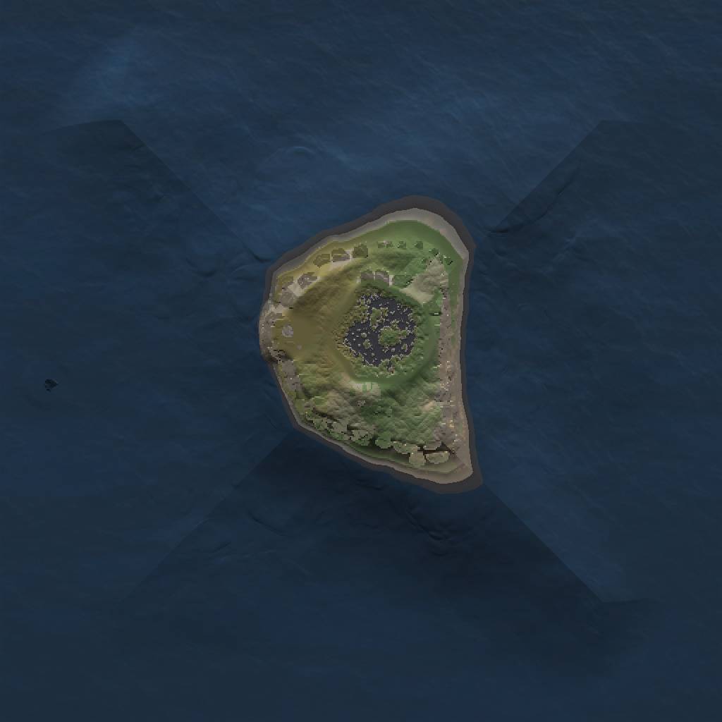 Rust Map: Procedural Map, Size: 1000, Seed: 1354539805, 3 Monuments