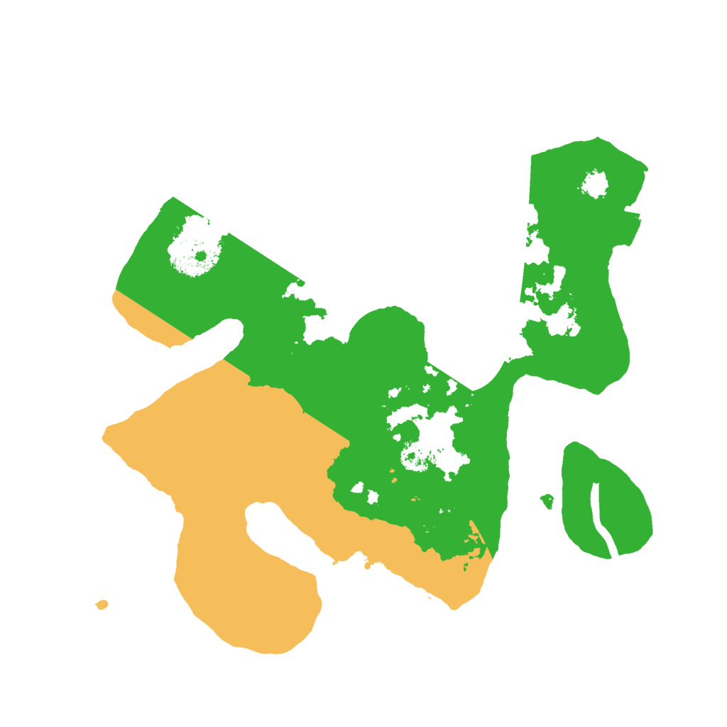 Biome Rust Map: Procedural Map, Size: 2500, Seed: 551287456
