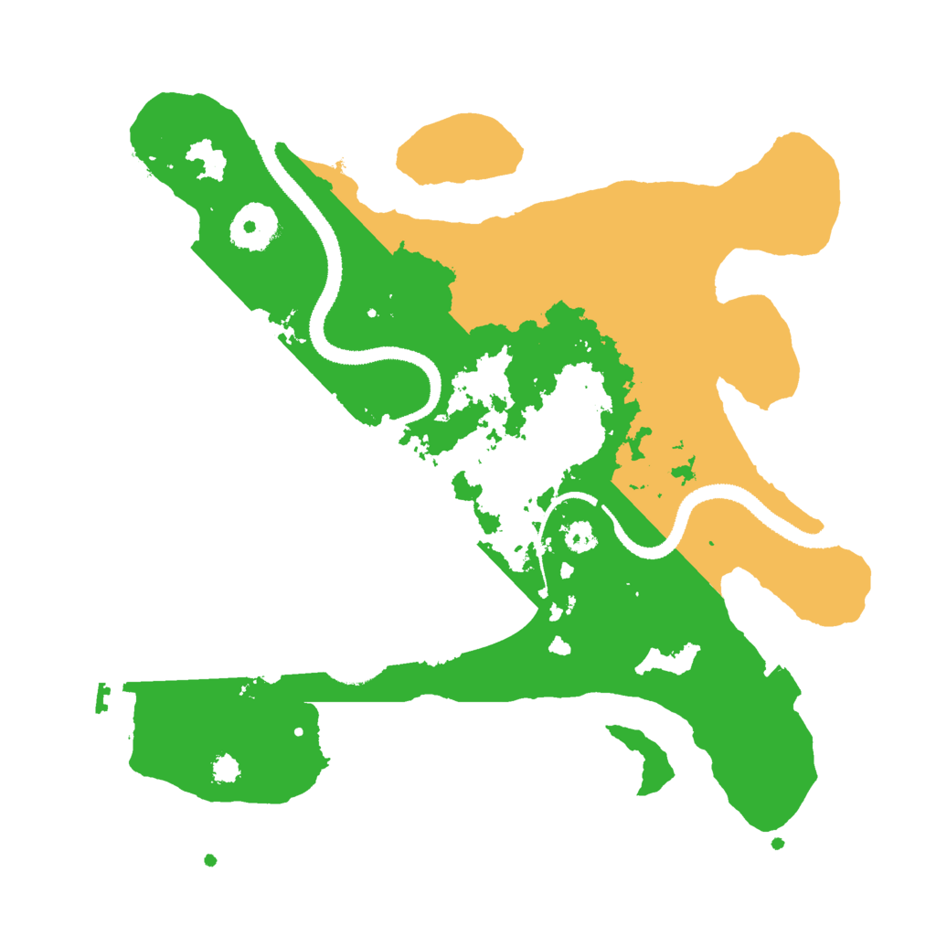 Biome Rust Map: Procedural Map, Size: 3000, Seed: 10572