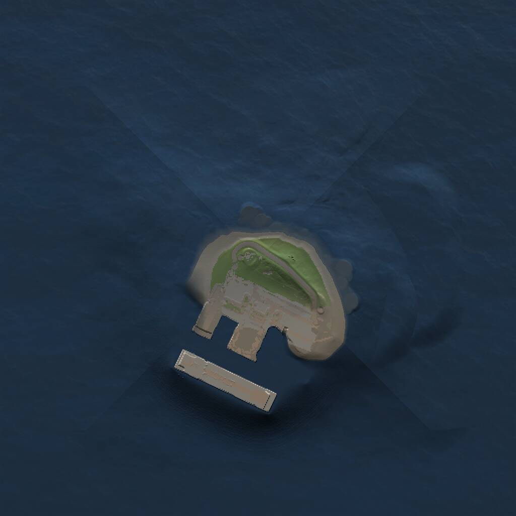 Rust Map: Procedural Map, Size: 1000, Seed: 988458496, 2 Monuments