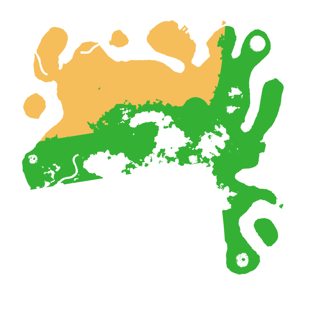 Biome Rust Map: Procedural Map, Size: 3500, Seed: 9694231