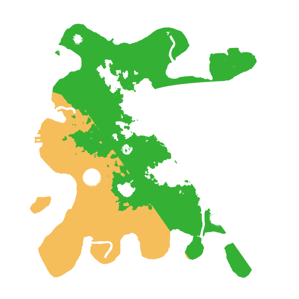 Biome Rust Map: Procedural Map, Size: 3000, Seed: 97192
