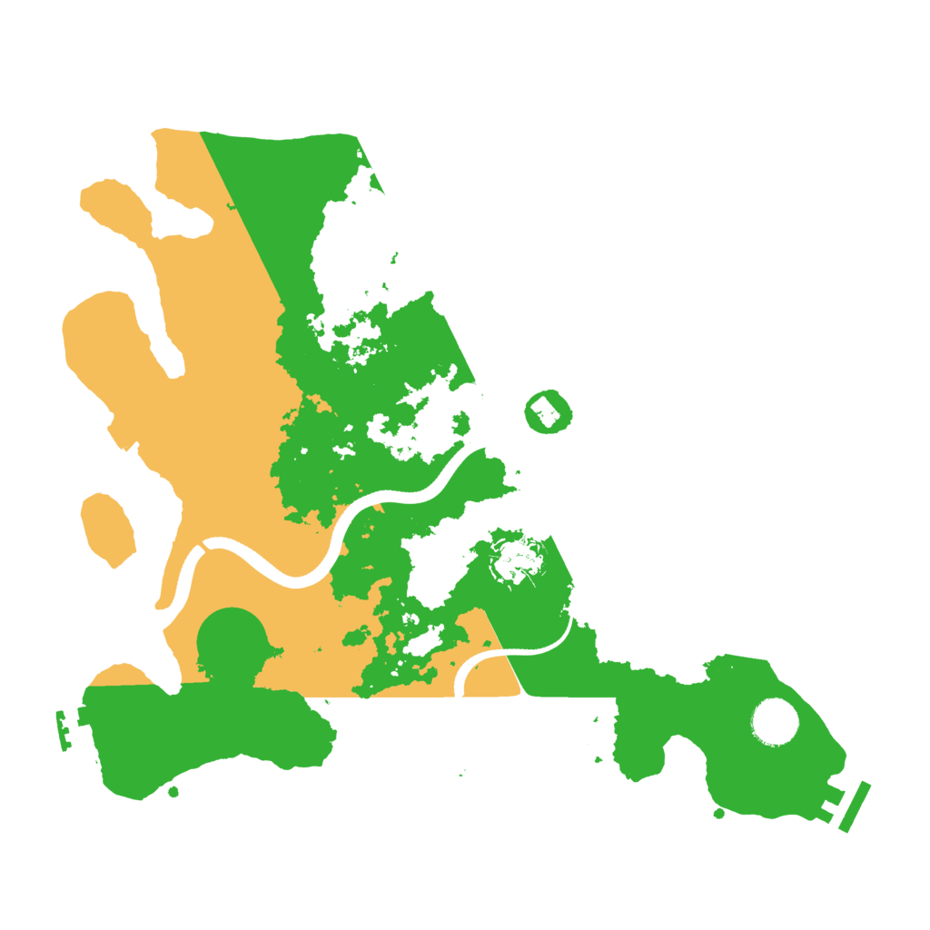 Biome Rust Map: Procedural Map, Size: 3500, Seed: 1477435617