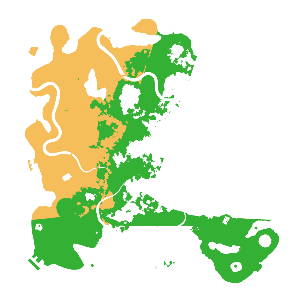 Biome Rust Map: Procedural Map, Size: 4200, Seed: 1073886808