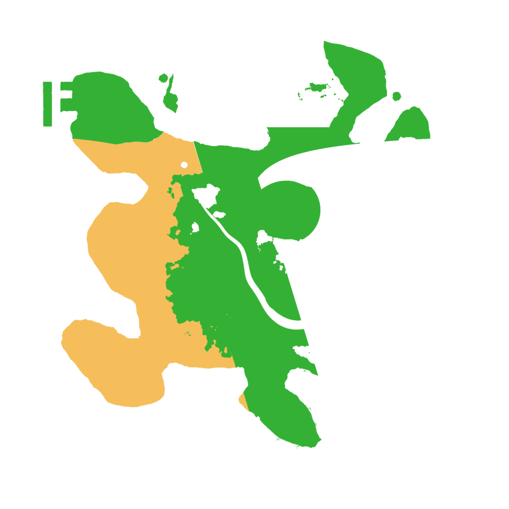 Biome Rust Map: Procedural Map, Size: 2300, Seed: 430150384